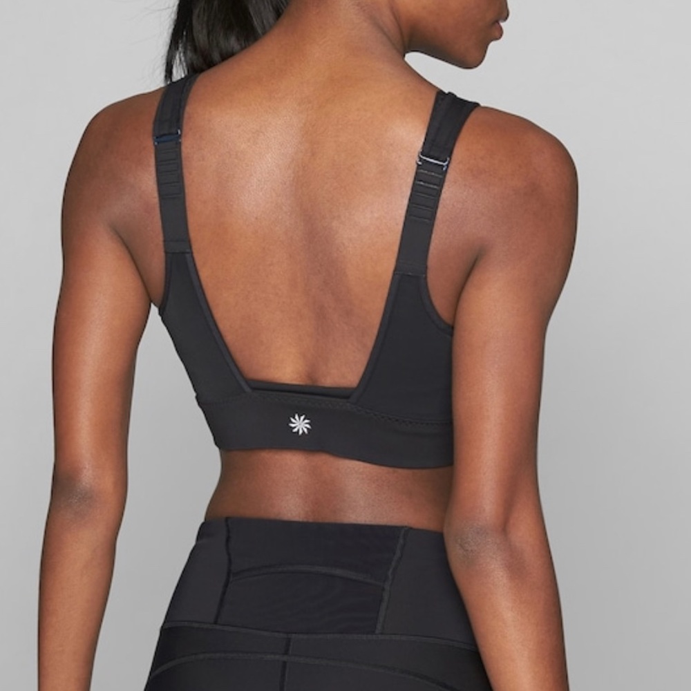 Athleta Front Zip Stealth Bra